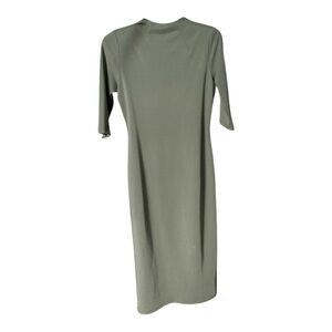 Alice + Olivia Sage Green Long Sleeve Dress